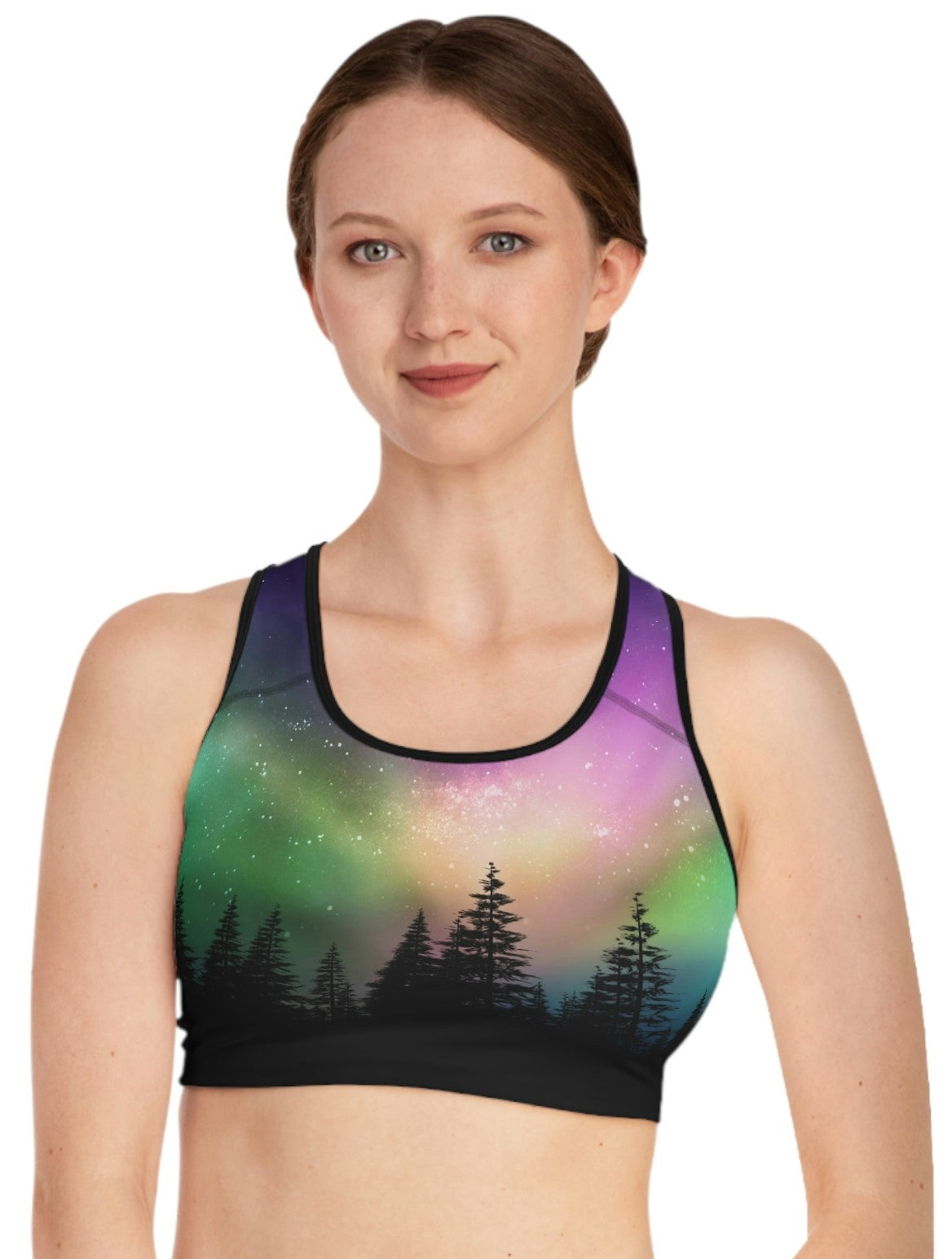 Aurora Borealis Sports Bra